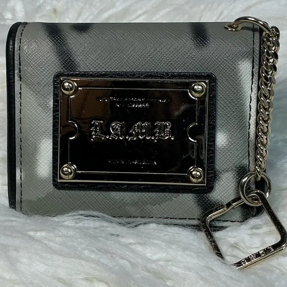 L.A.M.B. Designer Bifold Wallet🩶🤍 - Picture 4 of 4